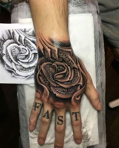 hand tattoo ideas man